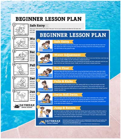 Free Swim Lesson Plan - Daybreak Swim School - Teach your Child to Swim